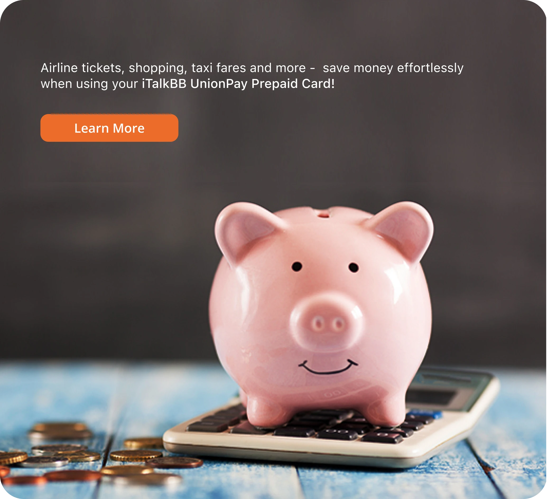 Prime APP – iTalkBB UnionPay Prepaid Card